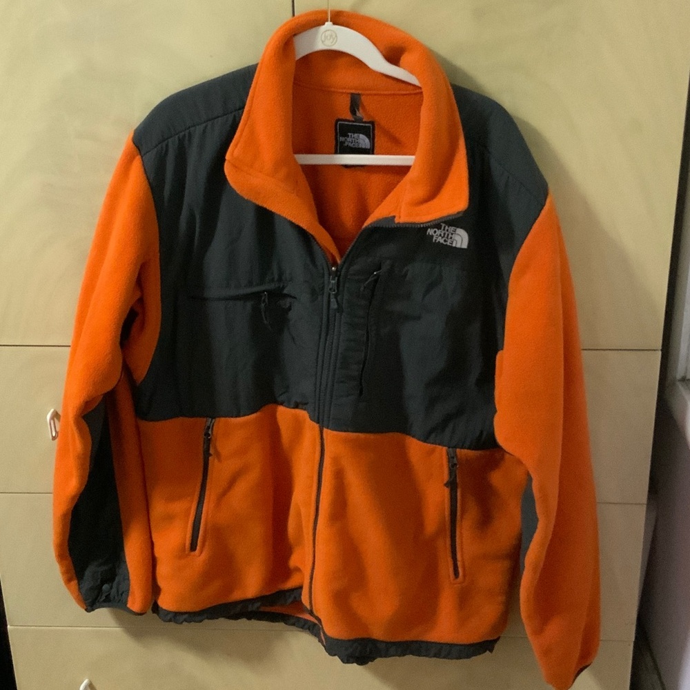 The North Face Vibrant Orange and Black Jacket